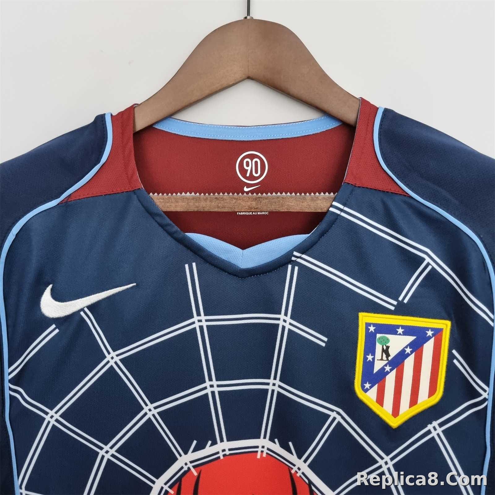 2004-2005 Atletico Madrid Away Jersey Fan Version - detail