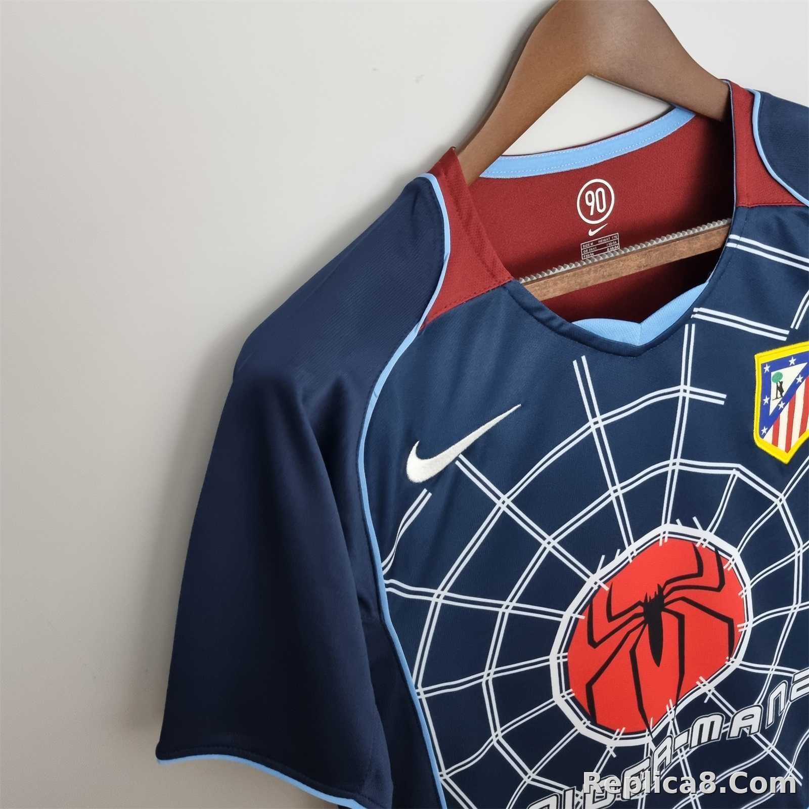 2004-2005 Atletico Madrid Away Jersey Fan Version - detail