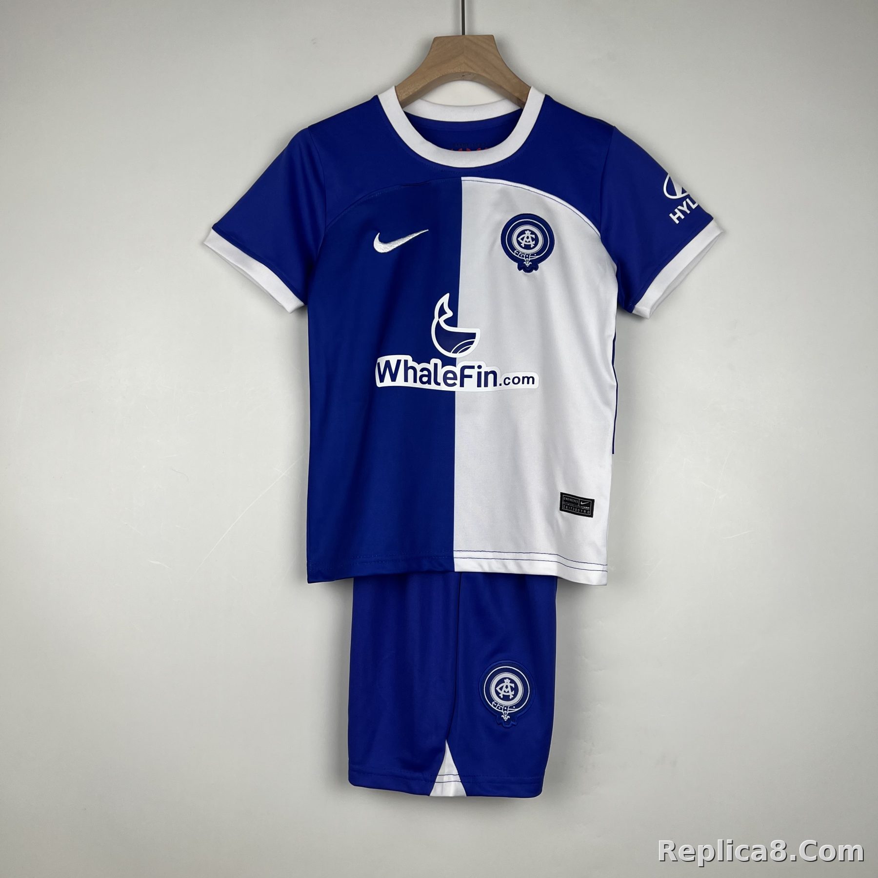 23-24 Atletico Madrid 120 Anniversary Away Kids Kit Jersey+Shorts
