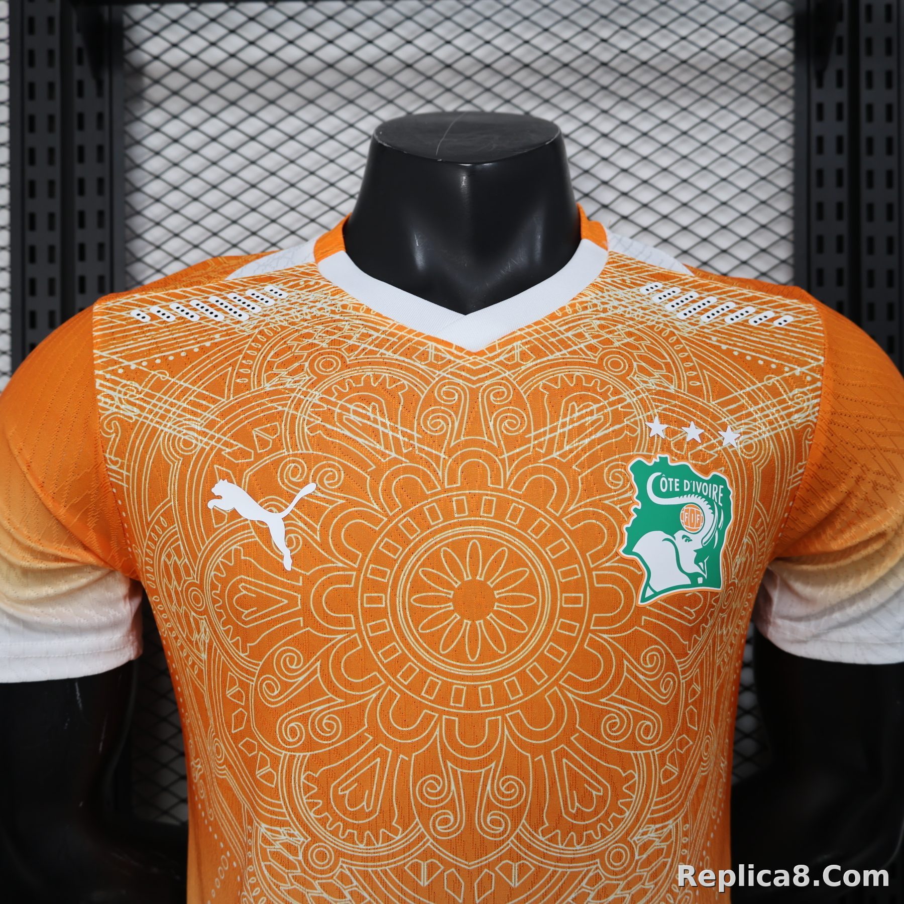 2026 Ivory Coast Pre-match Home World Cup Soccer Jersey Player Version - detail