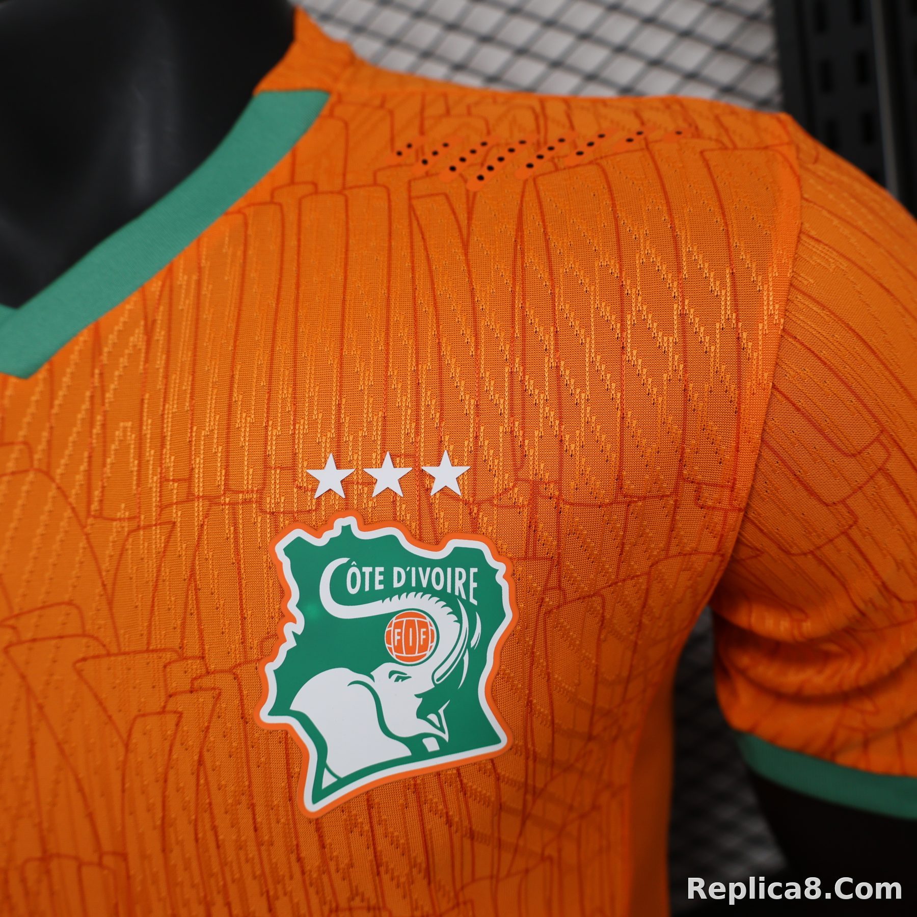 24-25 Ivory Coast Home Player Edition Soccer Jersey - detail