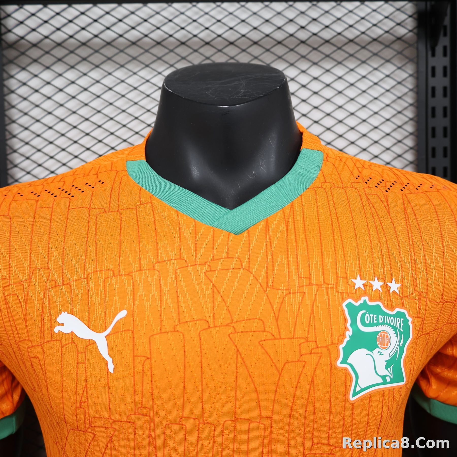 24-25 Ivory Coast Home Player Edition Soccer Jersey - detail