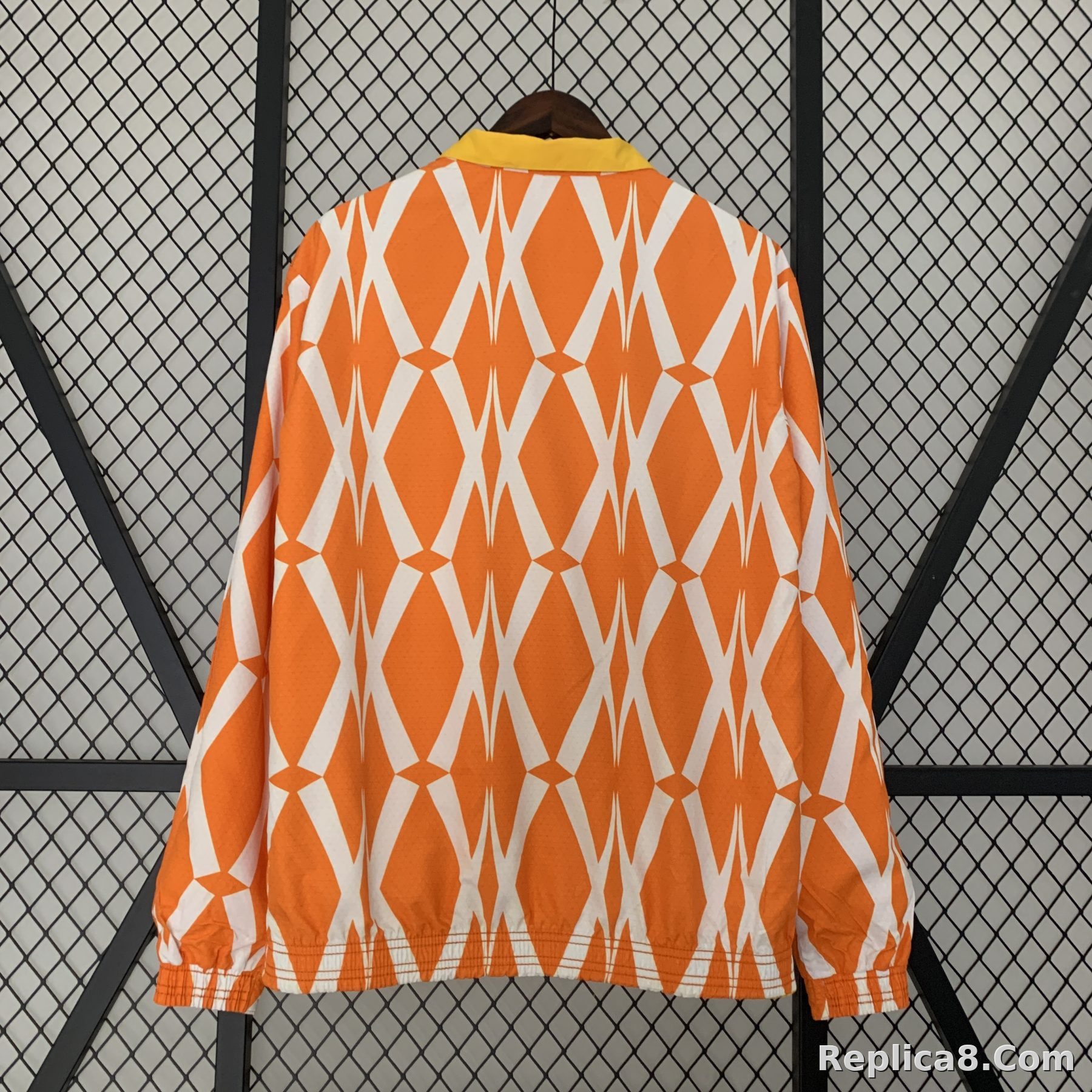 2023/24 Ivory Coast Trench Coat Reversible Windbreaker - detail