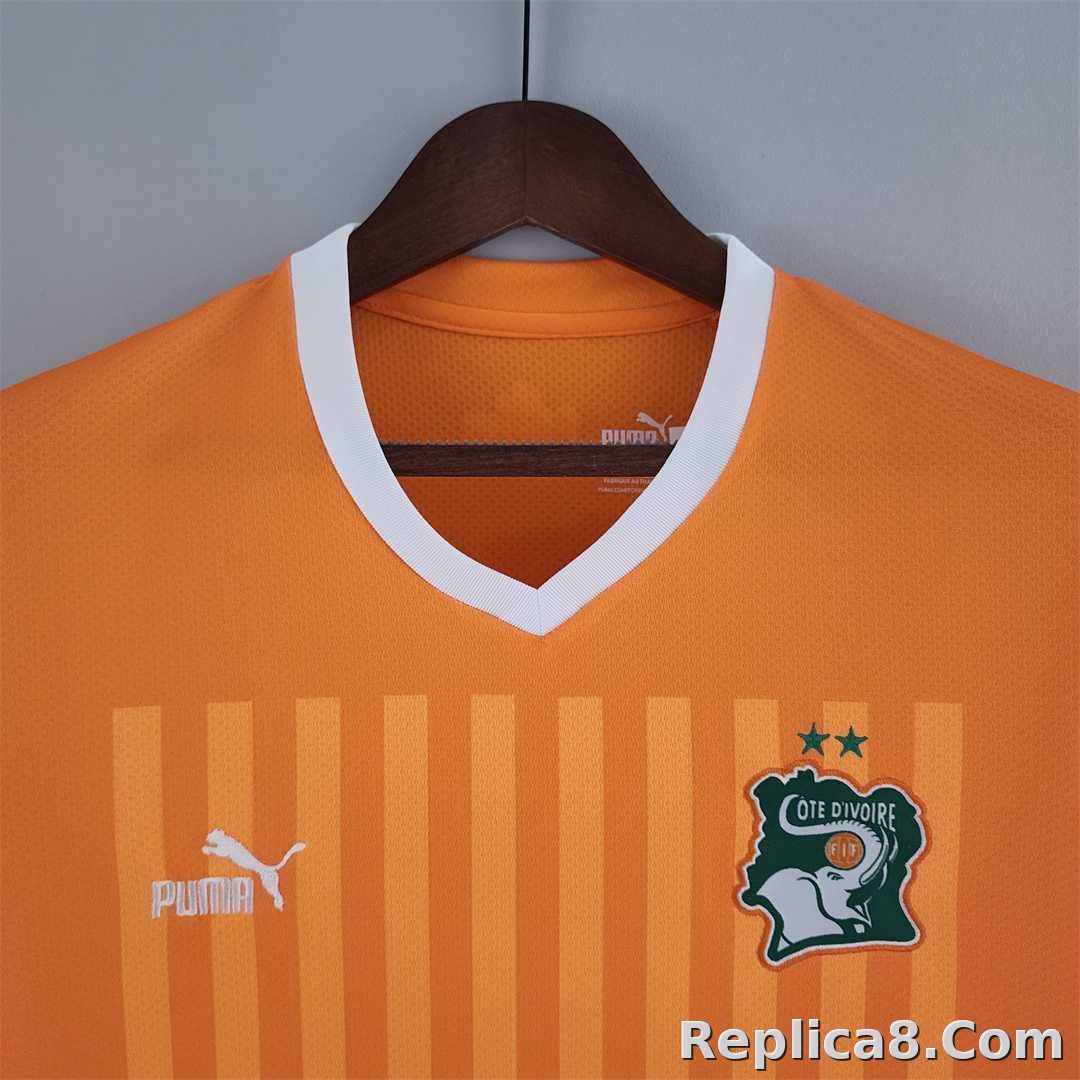 22-23 Ivory Coast Home Fan Edition Soccer Jersey - detail