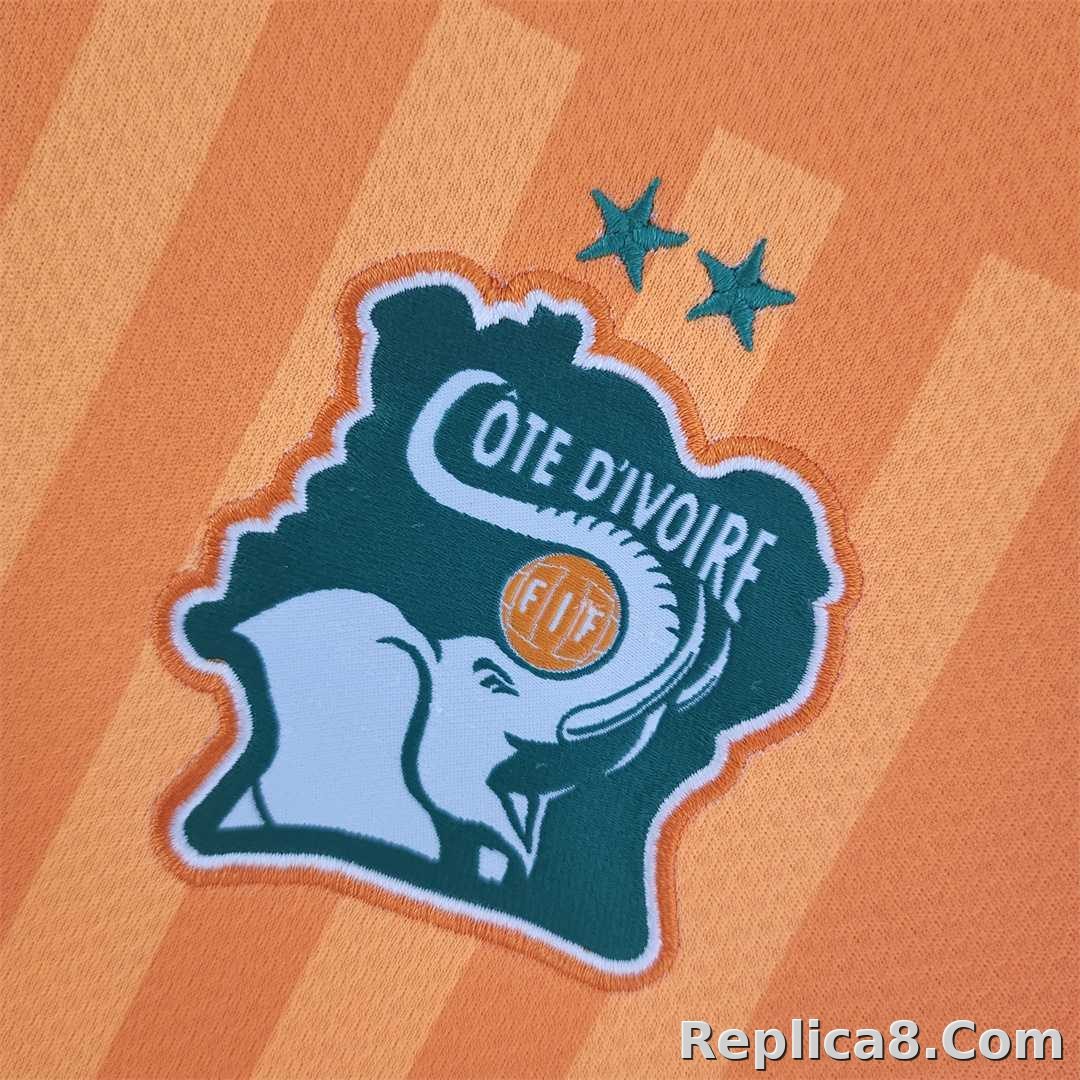 22-23 Ivory Coast Home Fan Edition Soccer Jersey - detail
