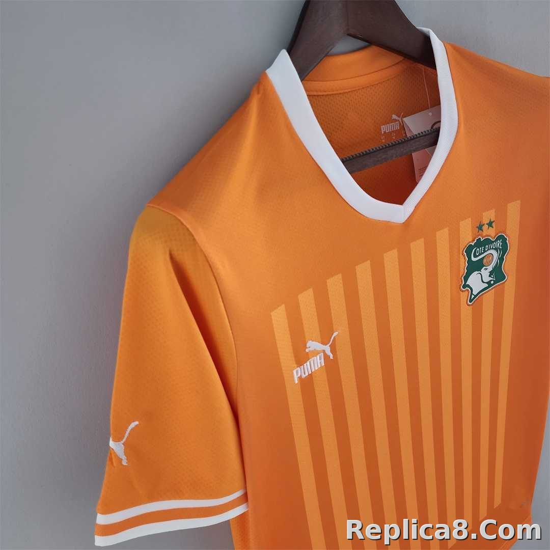 22-23 Ivory Coast Home Fan Edition Soccer Jersey - detail