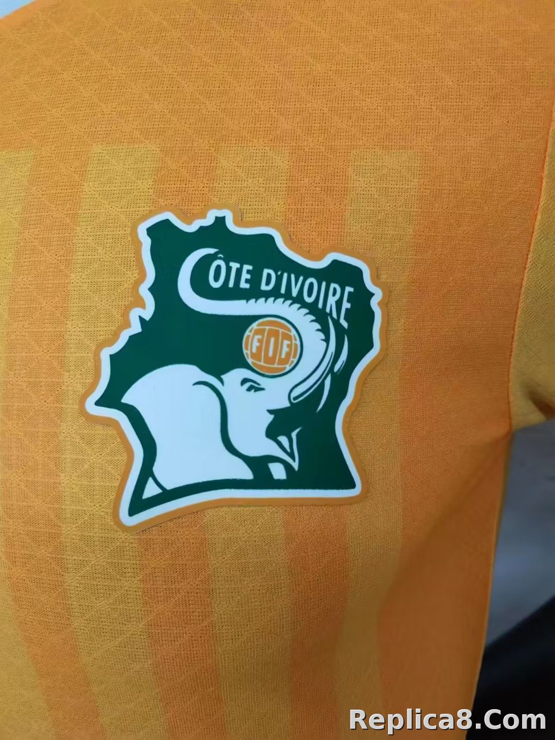 22-23 Ivory Coast Home Player Edition Soccer Jersey - detail