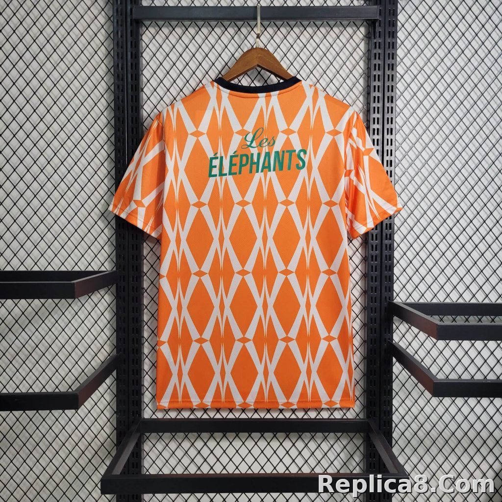23-24 Ivory Coast Home Fan Edition Soccer Jersey - detail