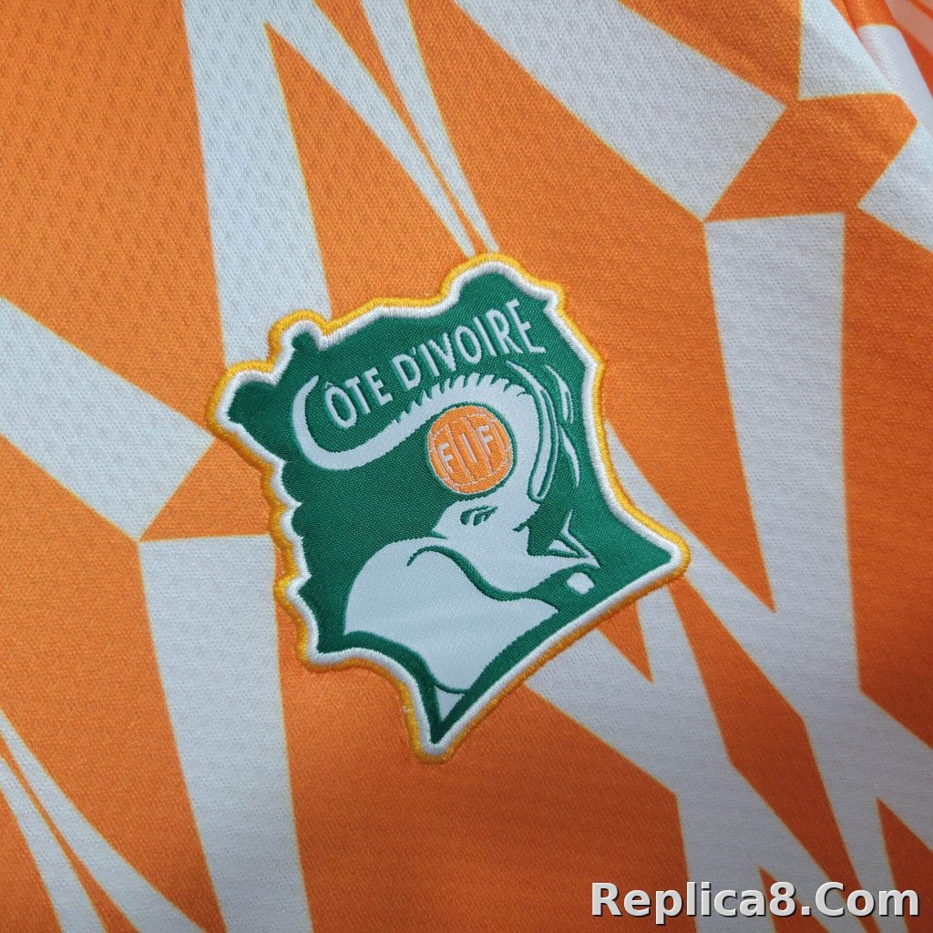 23-24 Ivory Coast Home Fan Edition Soccer Jersey - detail