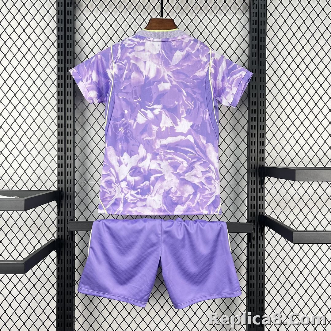 2026 South Korea World Cup Away Soccer Kids Kit Jersey+Shorts - detail