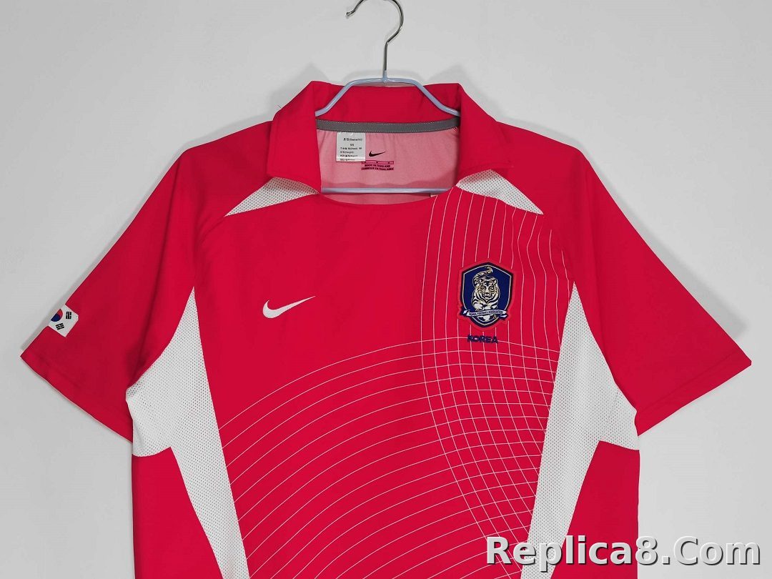2002 South Korea World Cup Home Retro Jersey - detail