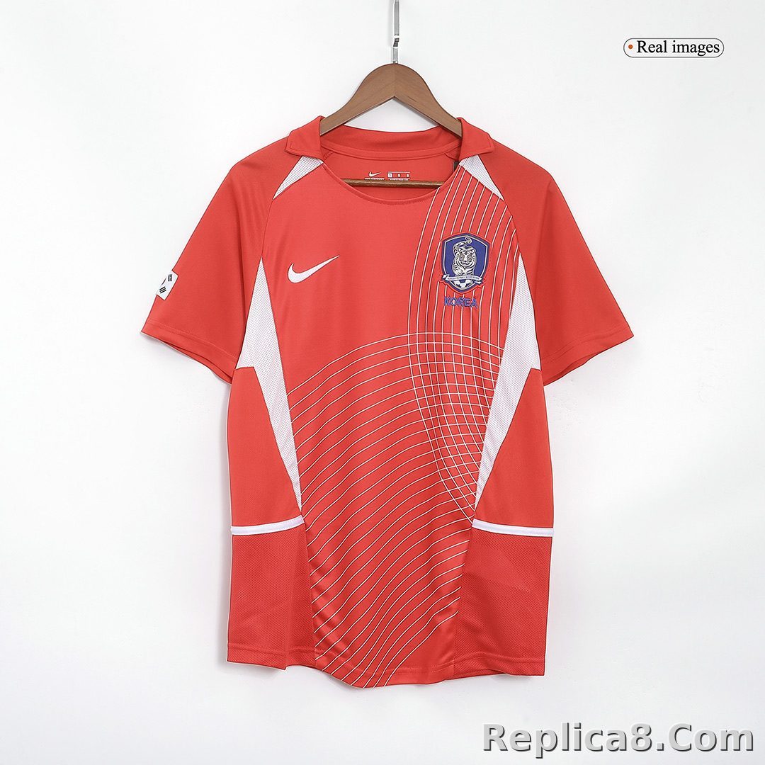 2002 South Korea World Cup Home Retro Jersey - detail