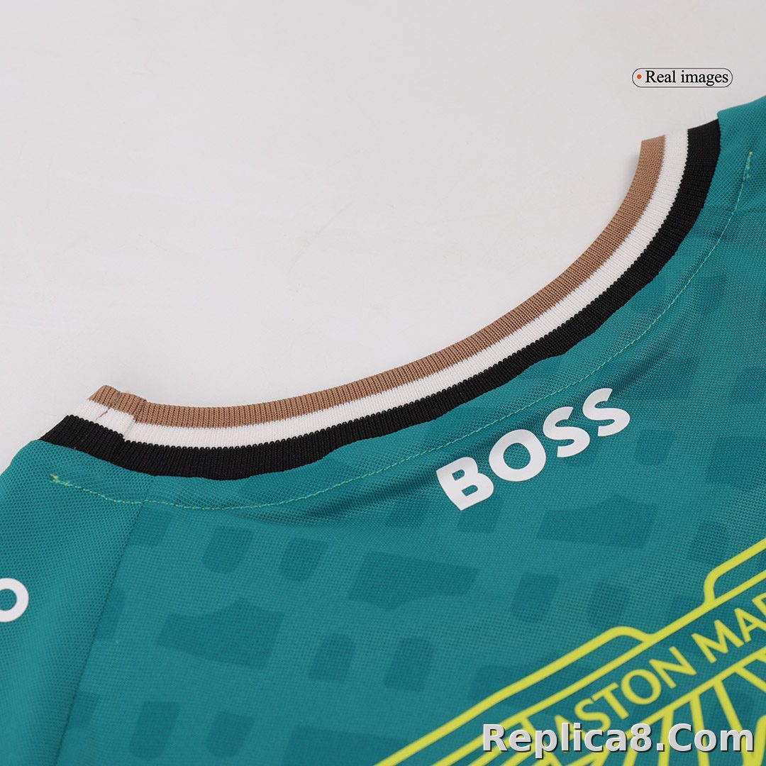 Aston Martin Aramco Cognizant F1 Racing Team Fernando Alonso Driver T-Shirt 2024 - detail