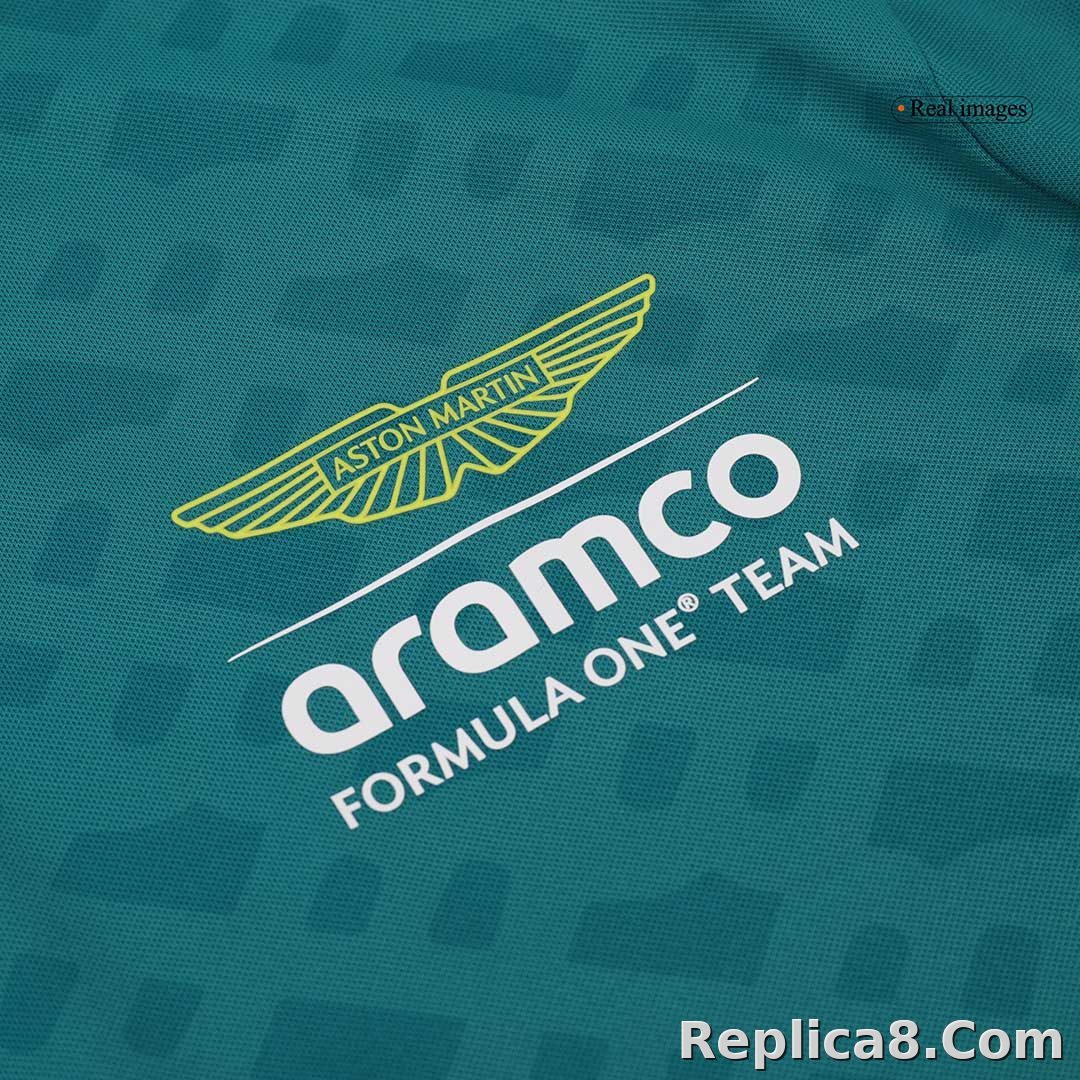 Aston Martin Aramco Cognizant F1 Racing Team Fernando Alonso Driver T-Shirt 2024 - detail