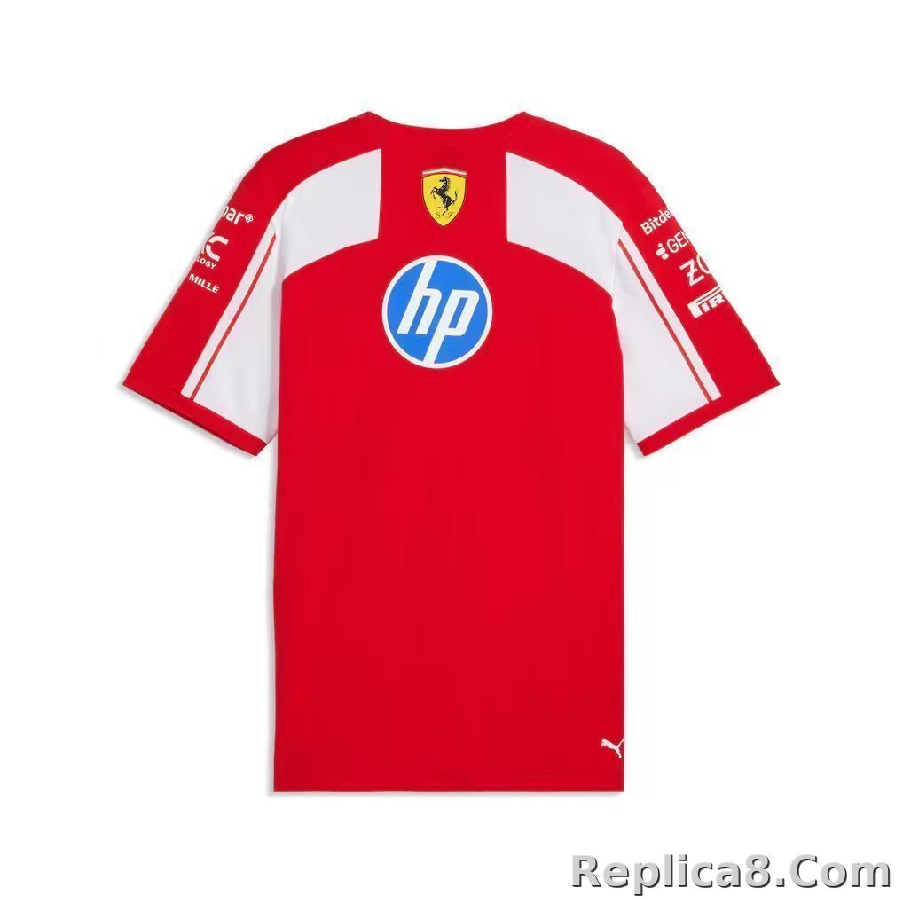 Scuderia Ferrari F1 Racing Team Driver T-Shirt 2026 - detail