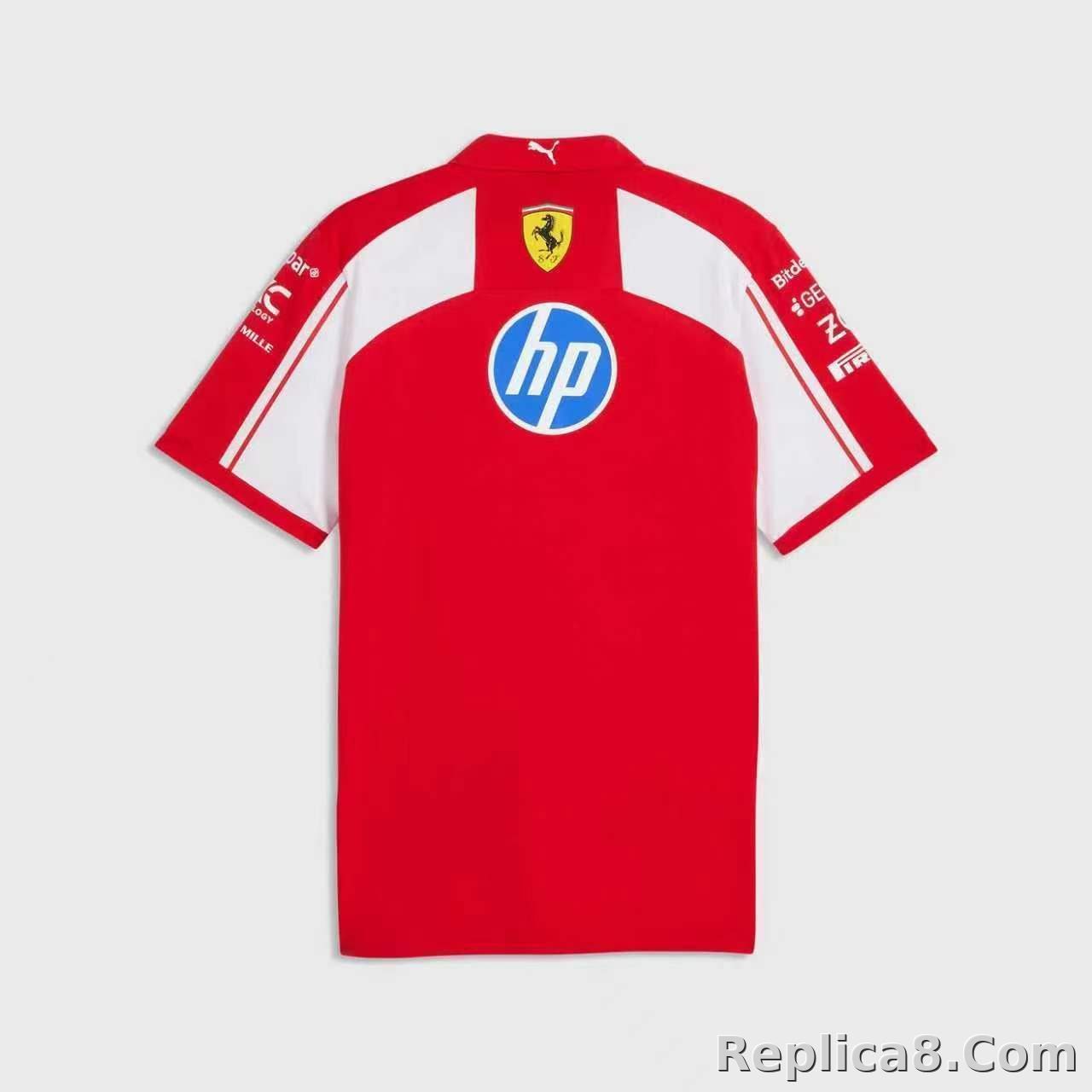 Scuderia Ferrari F1 Racing Team Polo T-Shirt 2026 - detail