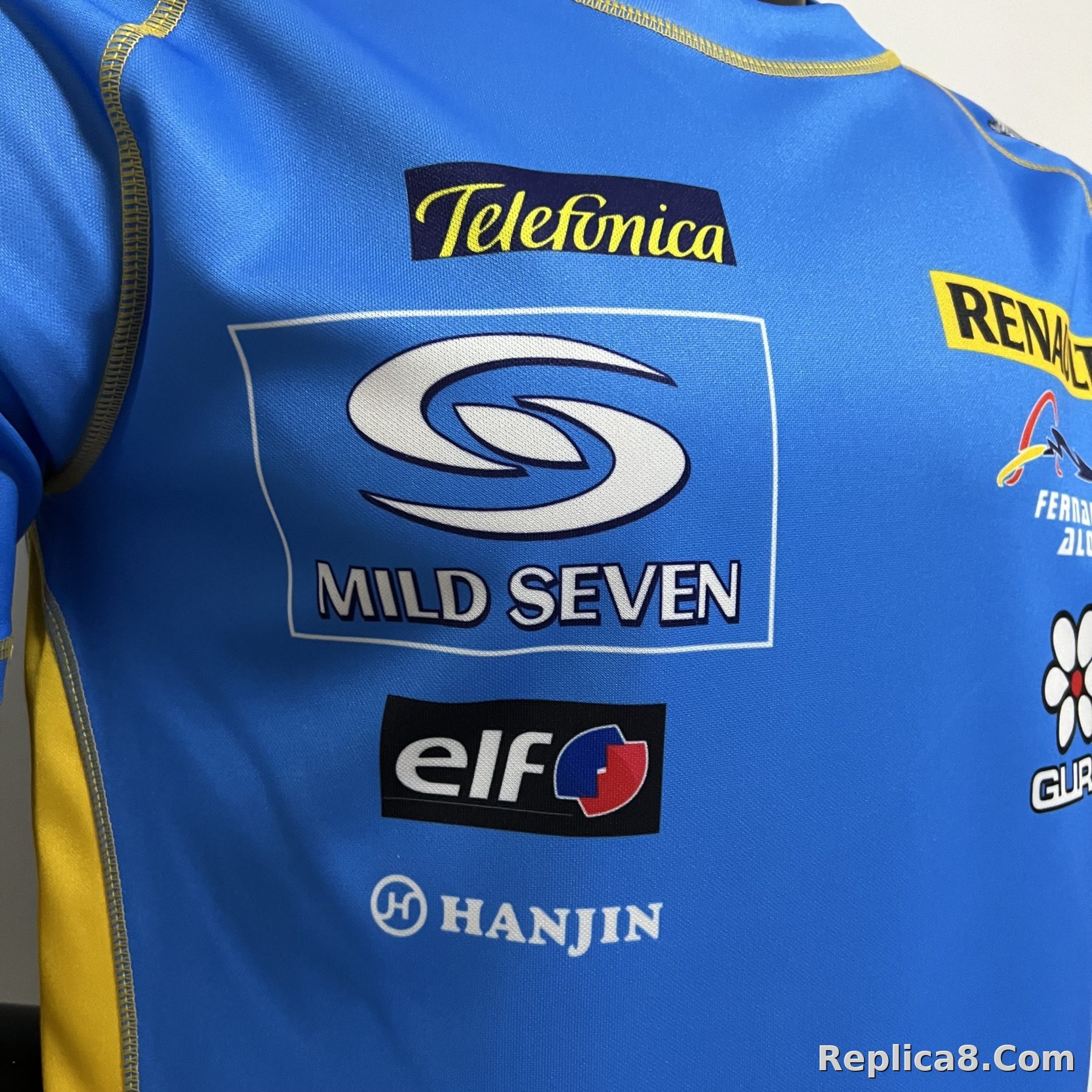 Fernando Alonso Renault F1 Team T-Shirt 2023 - detail