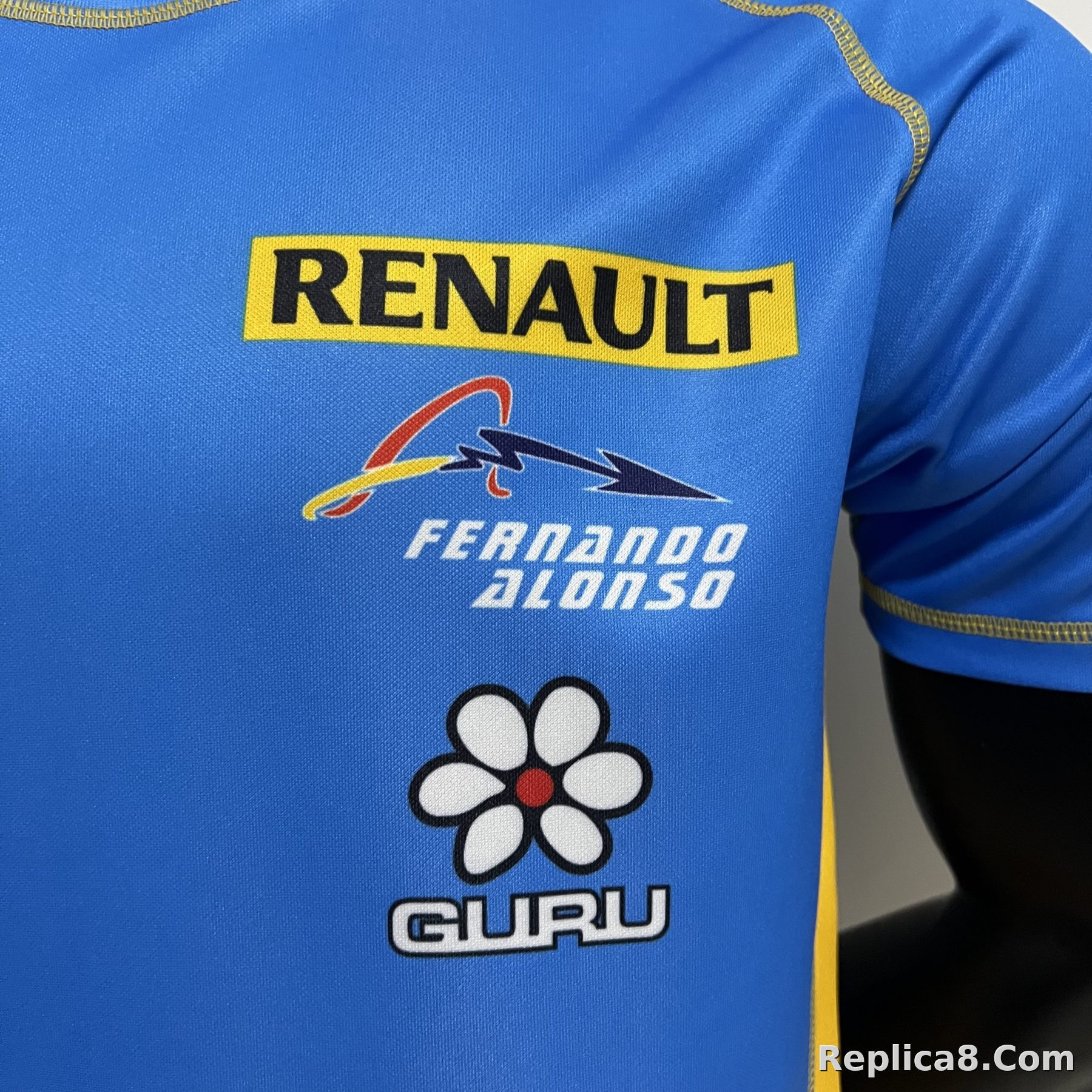 Fernando Alonso Renault F1 Team T-Shirt 2023 - detail