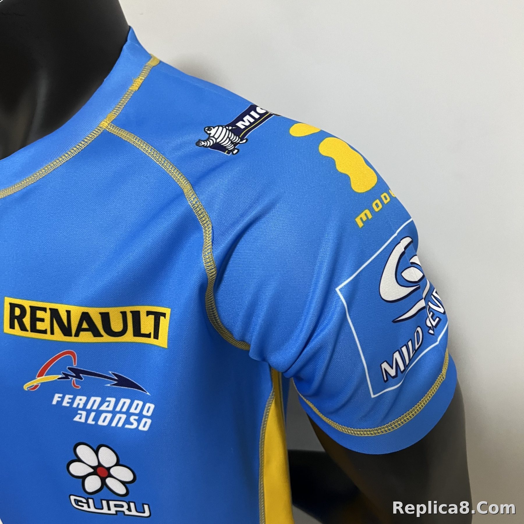 Fernando Alonso Renault F1 Team T-Shirt 2023 - detail
