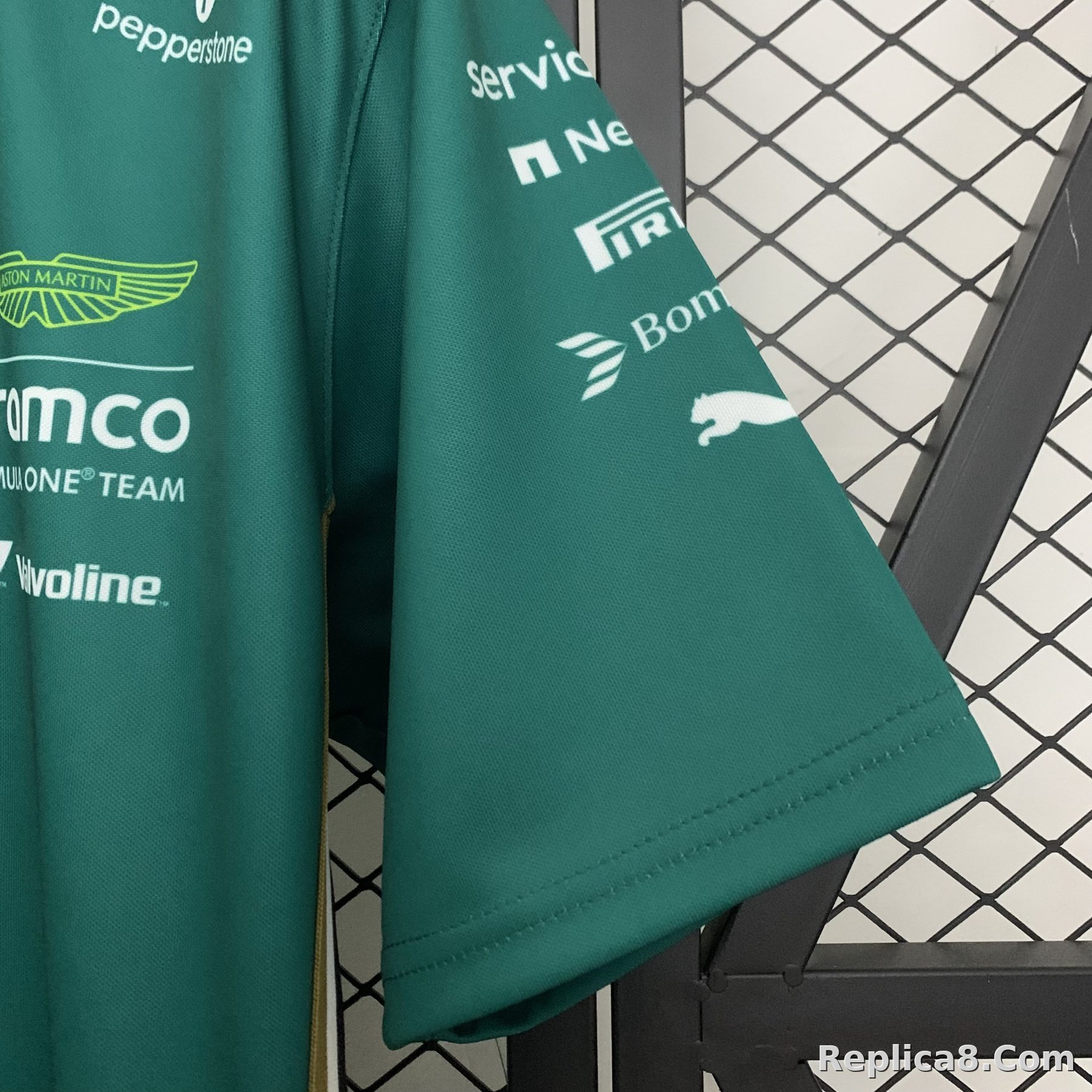 Aston Martin F1 Racing Team Fernando Alonso Driver T-Shirt 2025 - detail