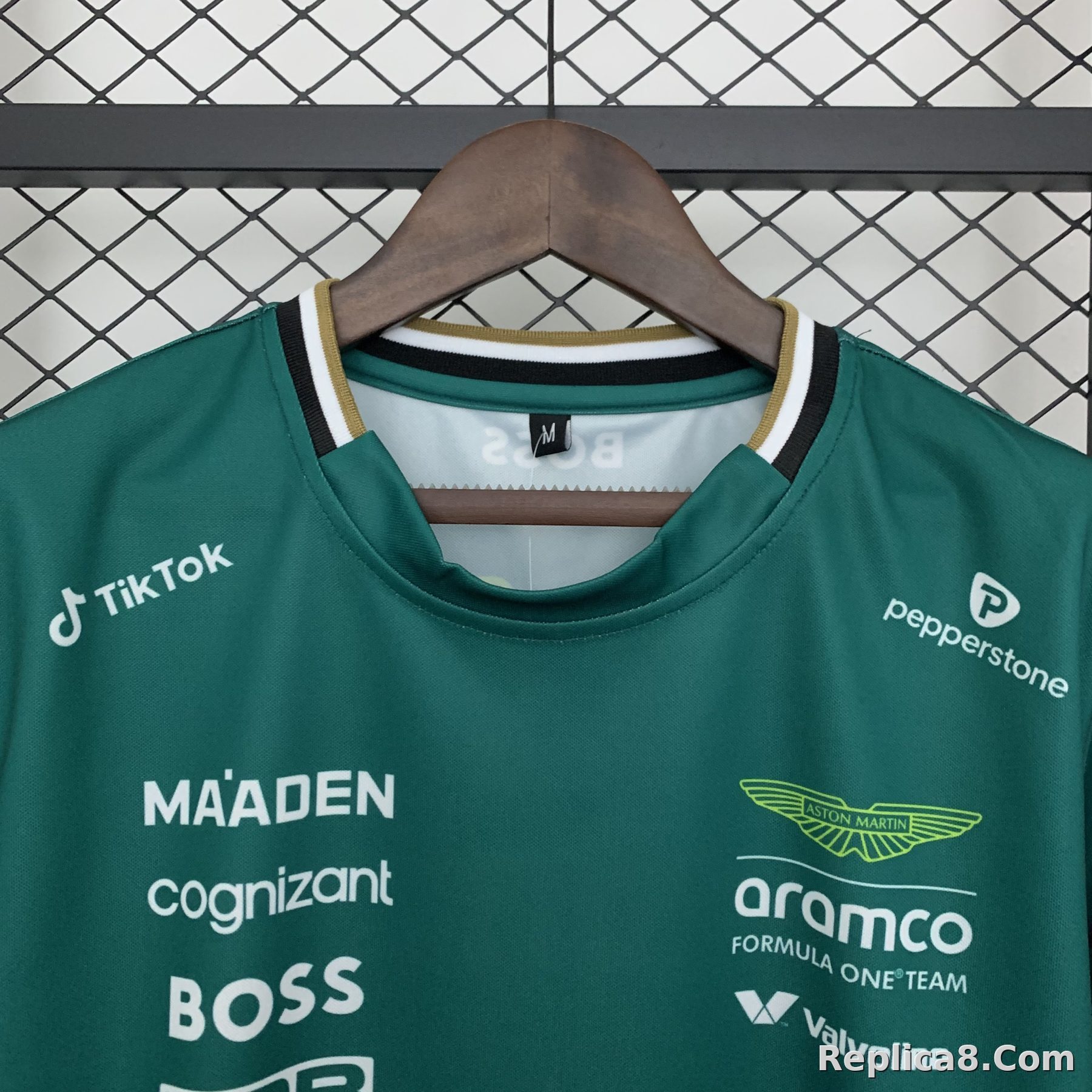 Aston Martin F1 Racing Team Fernando Alonso Driver T-Shirt 2025 - detail