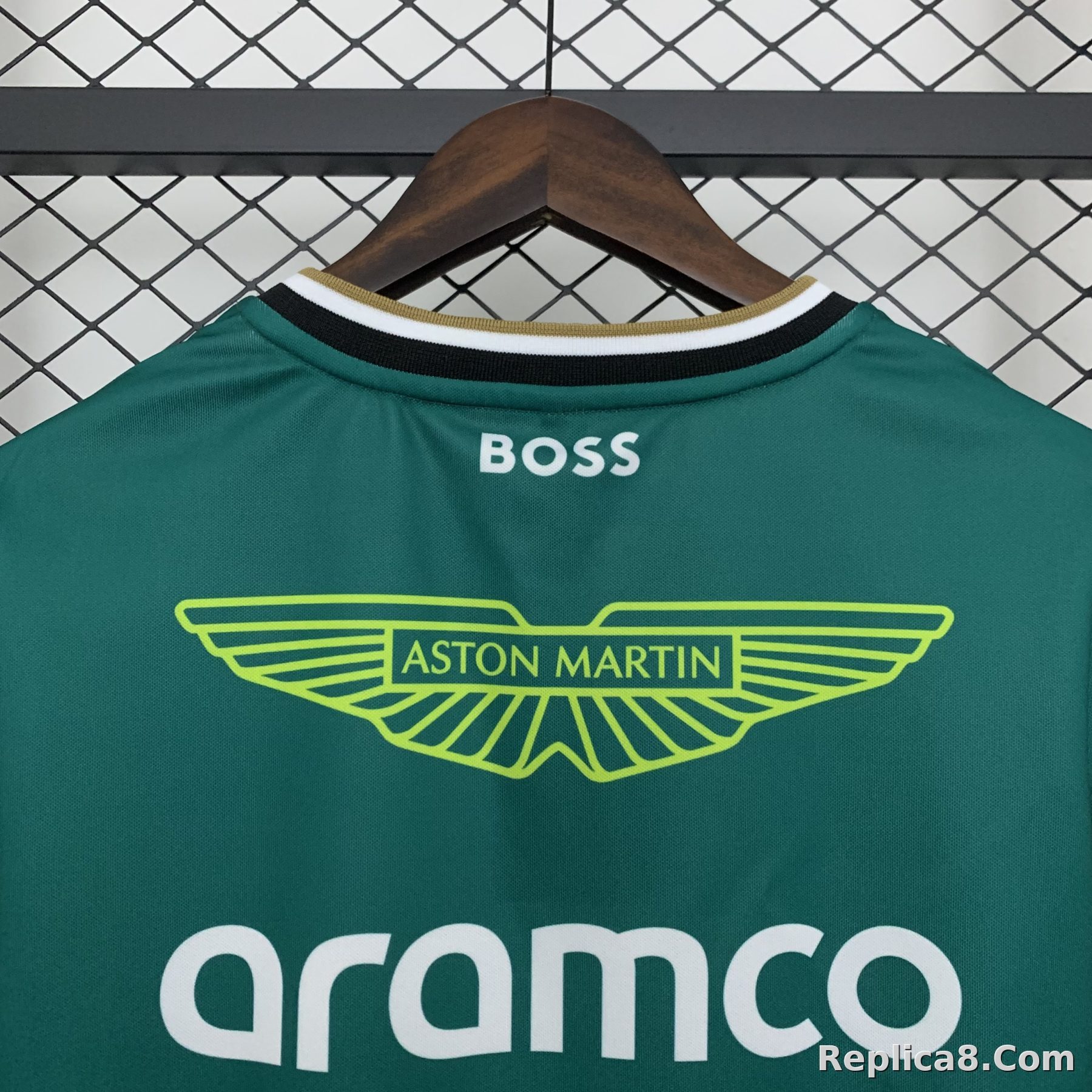 Aston Martin F1 Racing Team Fernando Alonso Driver T-Shirt 2025 - detail