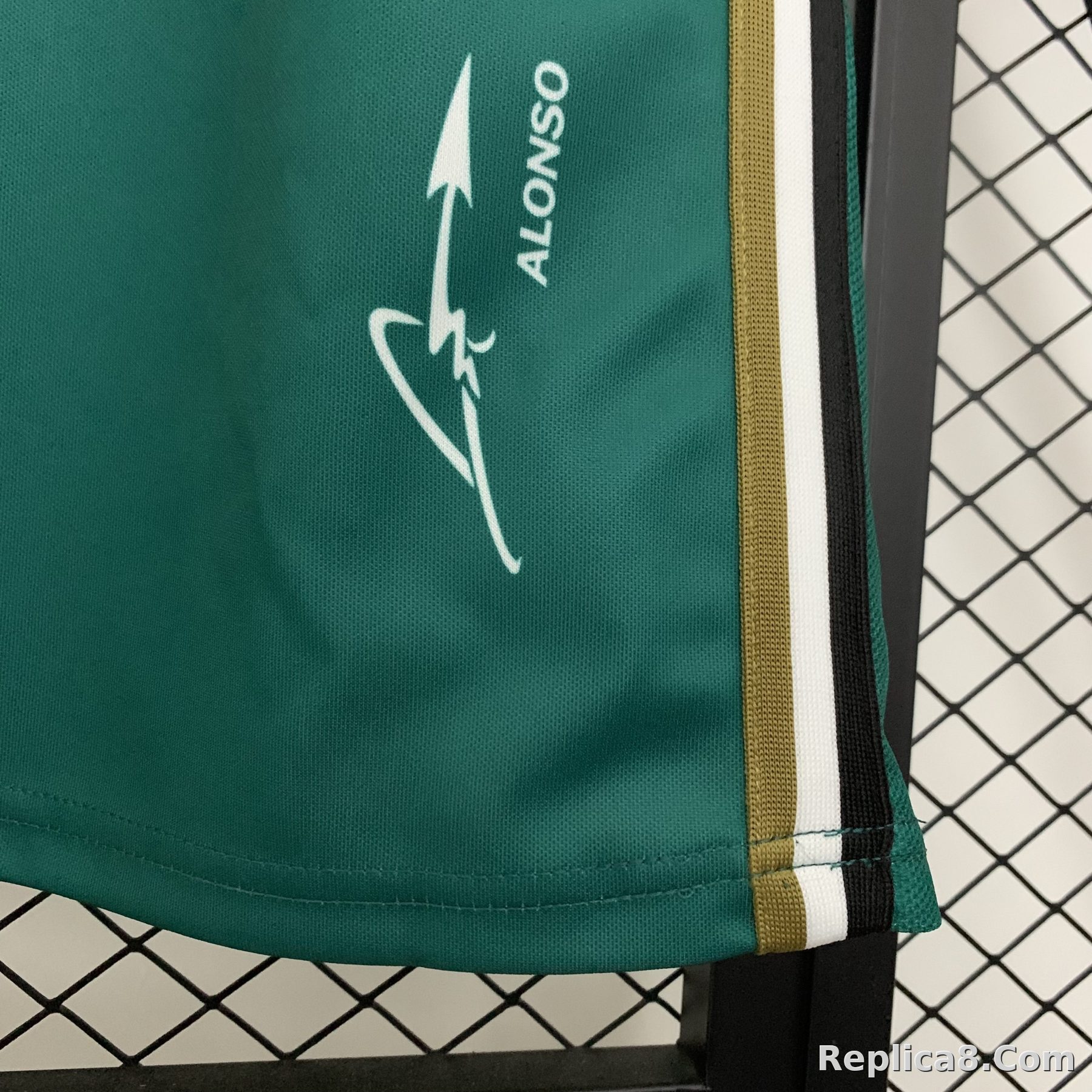 Aston Martin F1 Racing Team Fernando Alonso Driver T-Shirt 2025 - detail