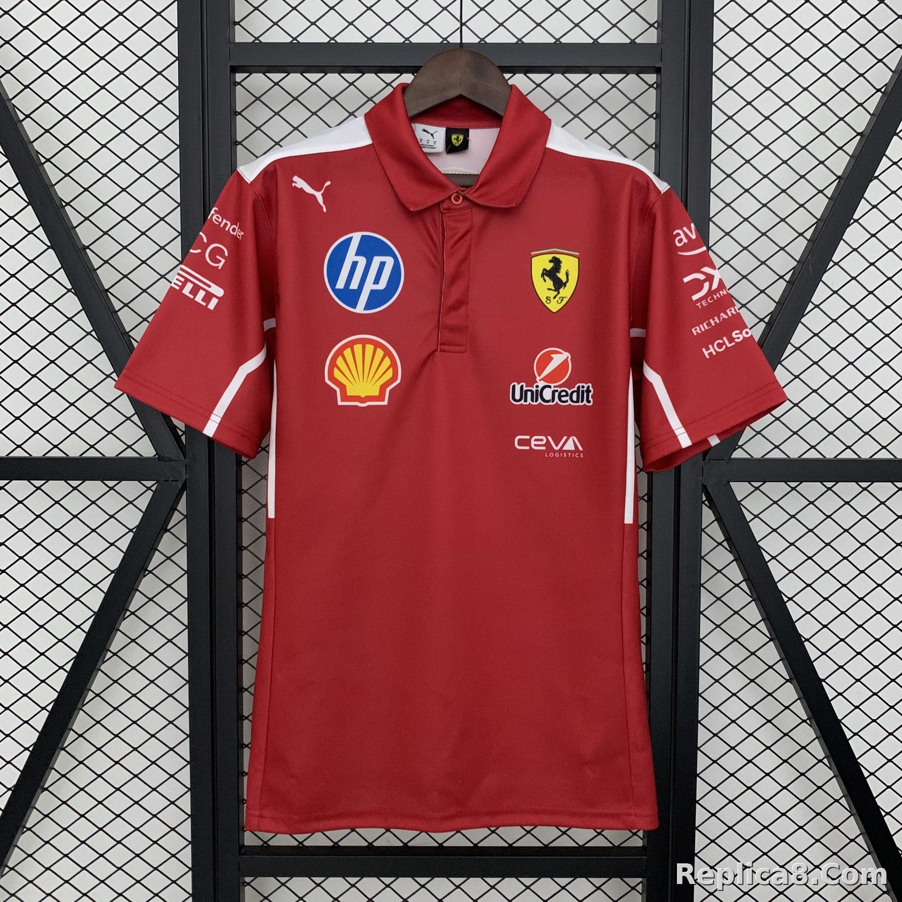Scuderia Ferrari F1 Racing Team Polo T-Shirt 2025