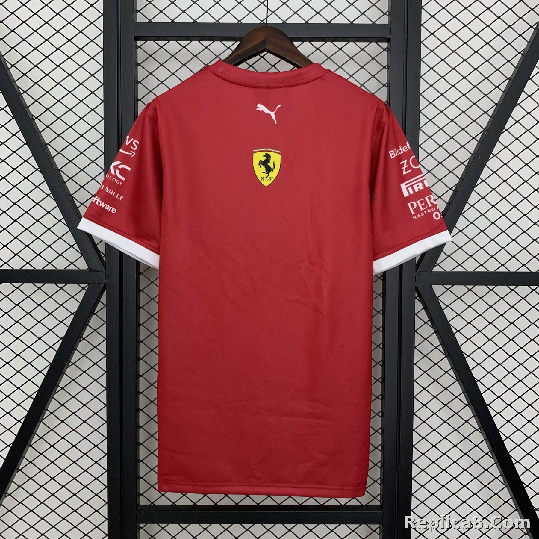 Scuderia Ferrari F1 Racing Team Driver T-Shirt 2025 - detail