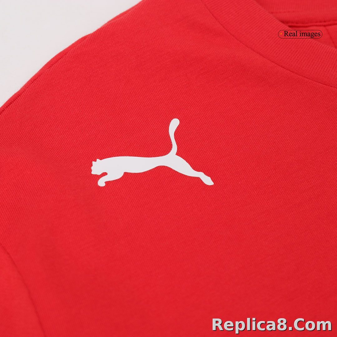 Scuderia Ferrari F1 Racing Team Charles Leclerc Driver T-Shirt 2024 - detail