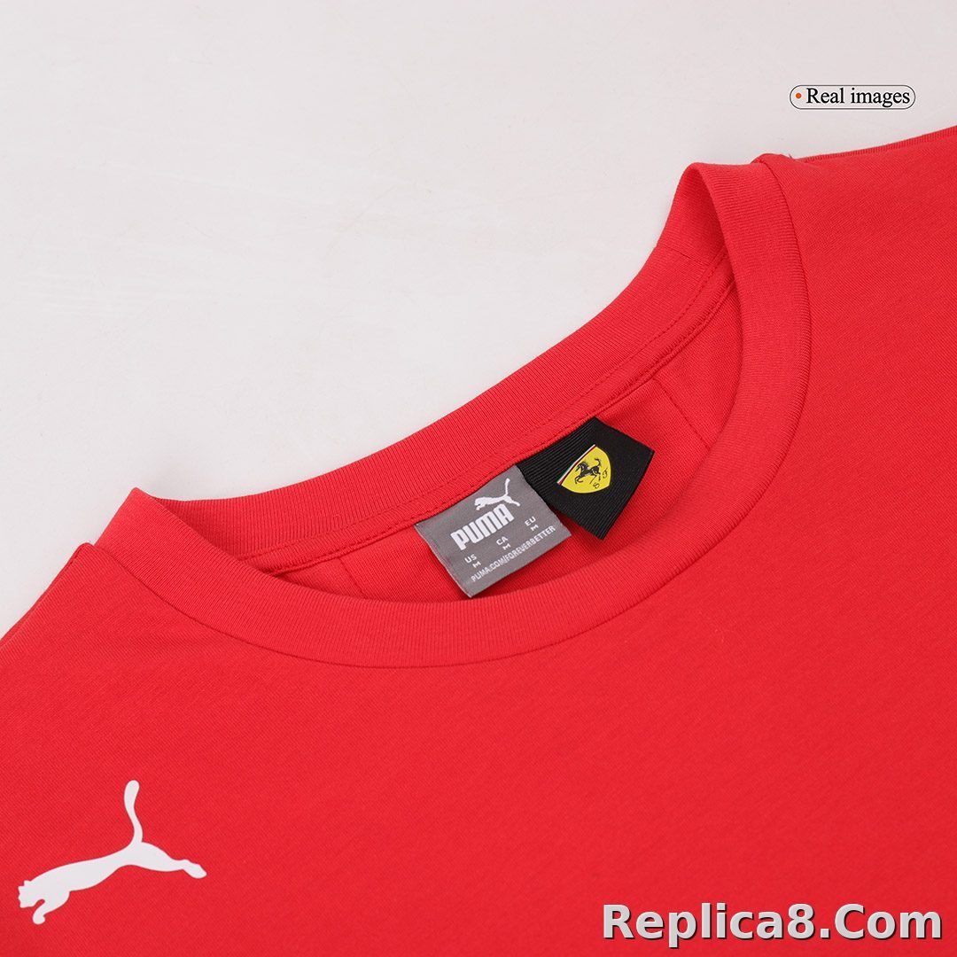 Scuderia Ferrari F1 Racing Team Charles Leclerc Driver T-Shirt 2024 - detail
