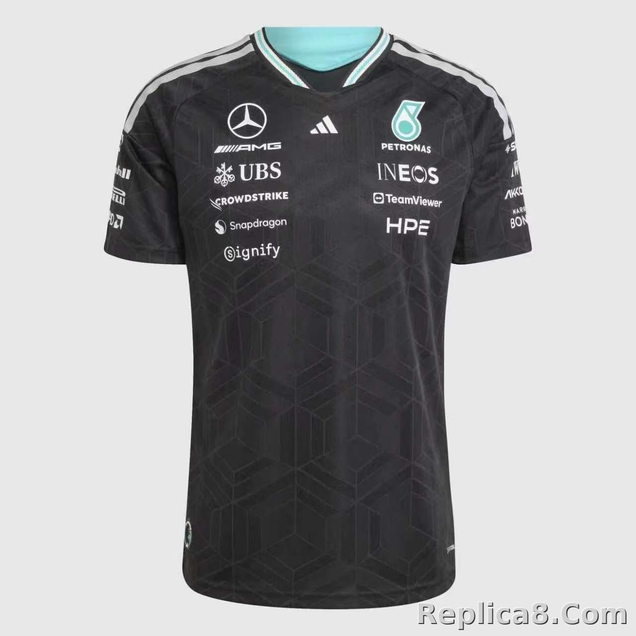 Mercedes AMG Petronas F1 Racing Team Black Driver T-Shirt 2026