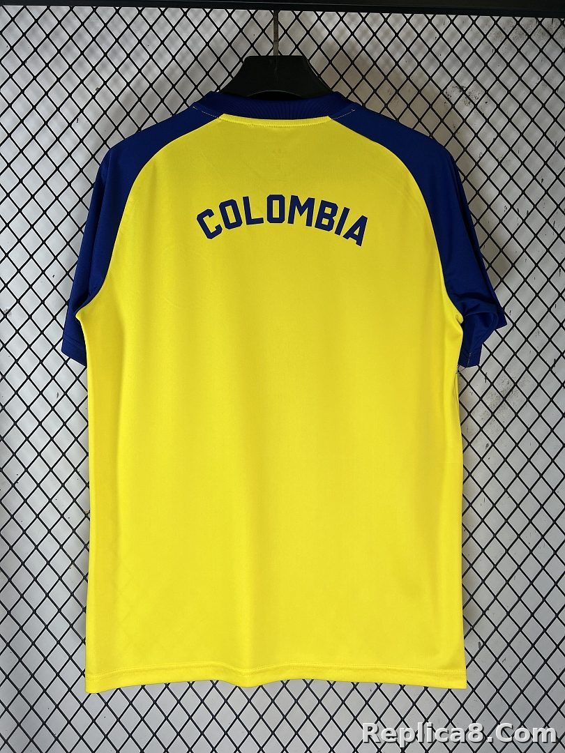 Yellow Colombia Pre-match Jersey