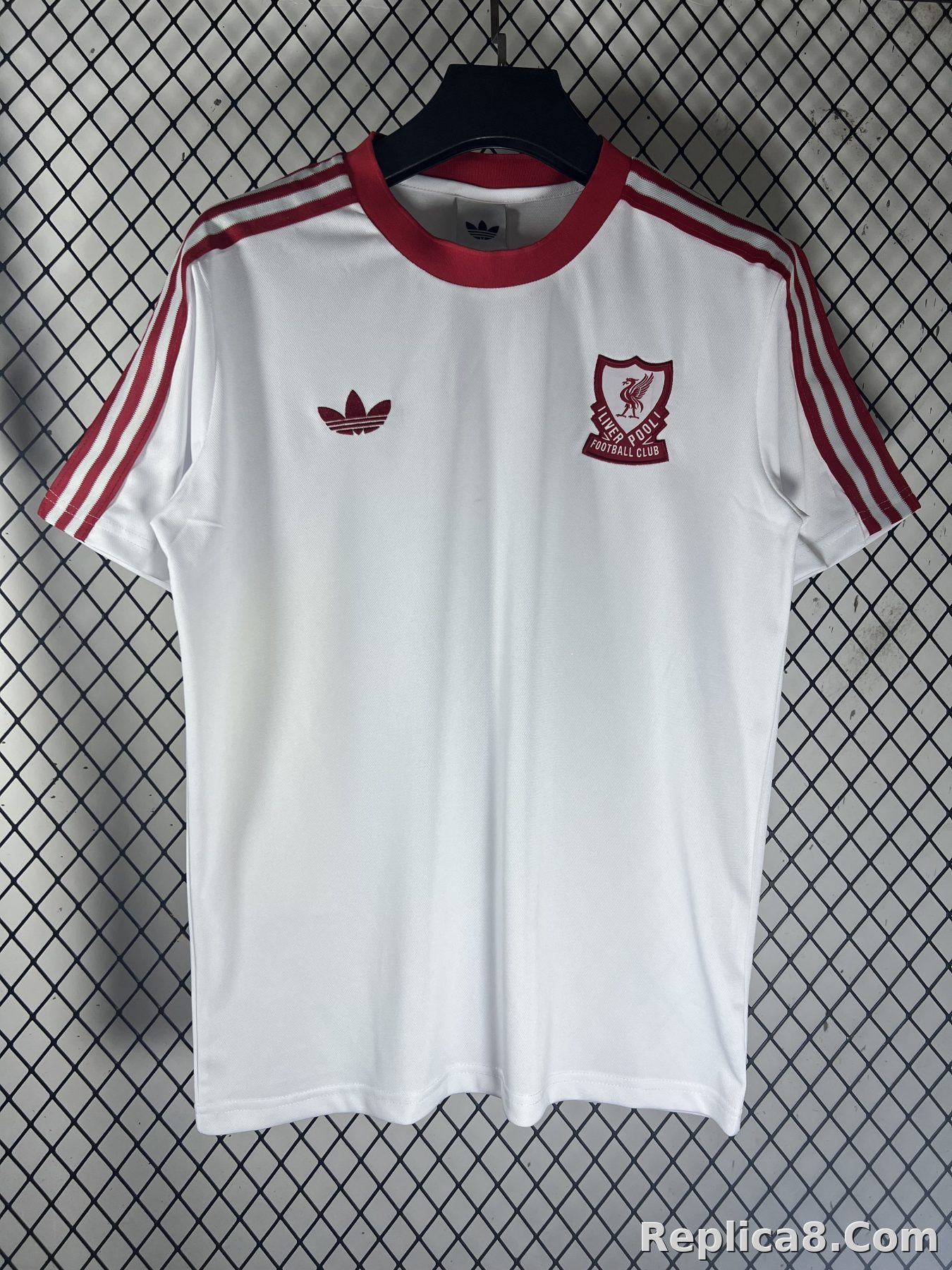 White Liverpool Training Jersey - detail