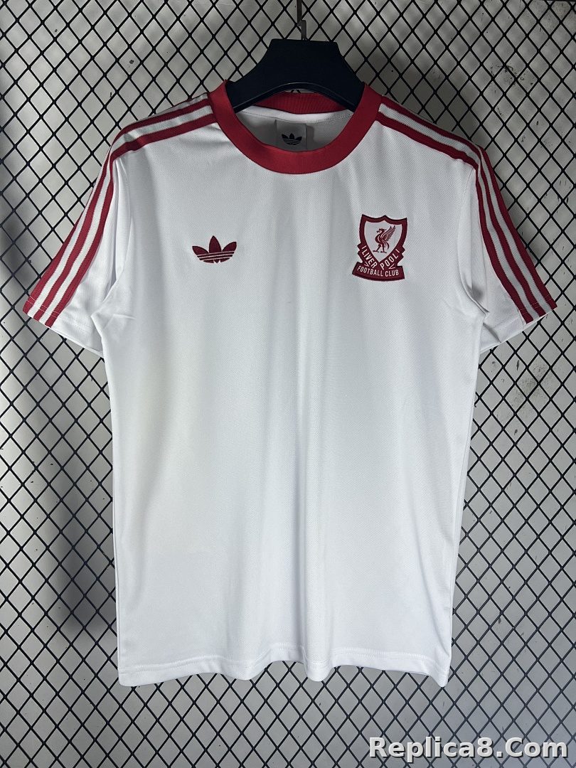 White Liverpool Training Jersey - detail