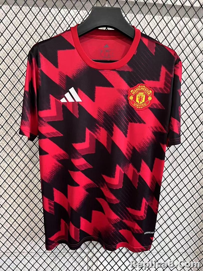 Manchester United赛前Training Jerseys到4 x L