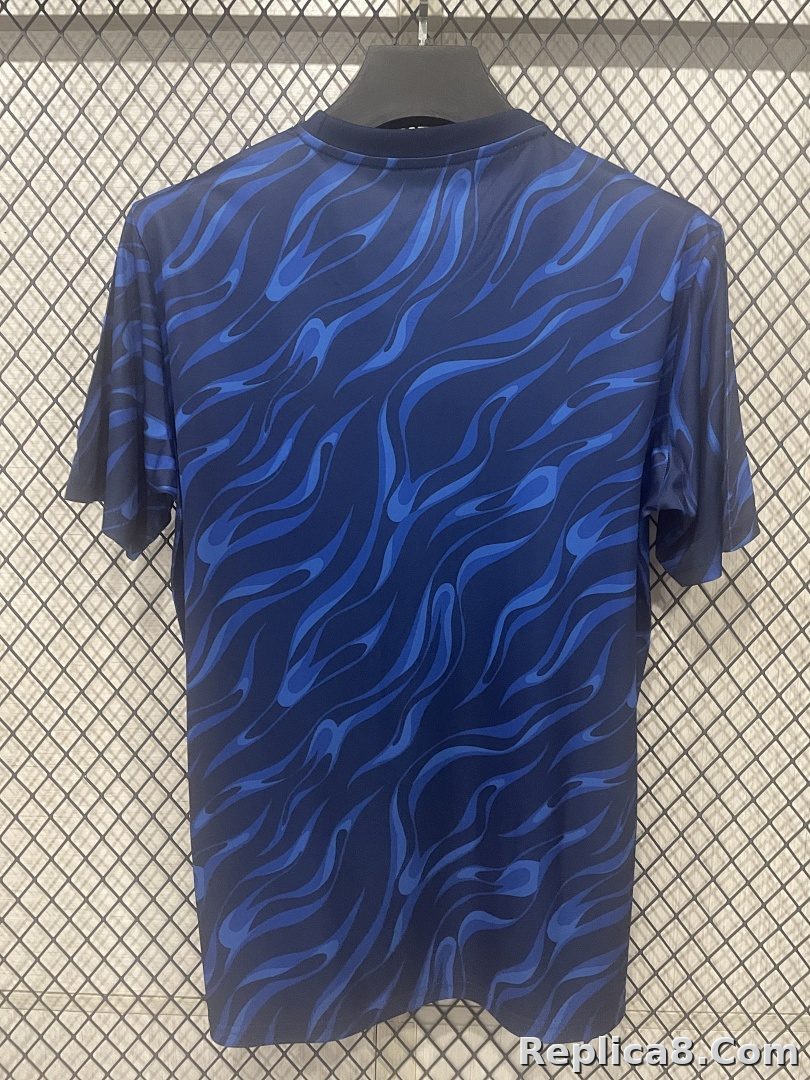 Real Madrid Pre-match Jersey Jersey宝Blue S-4 XL