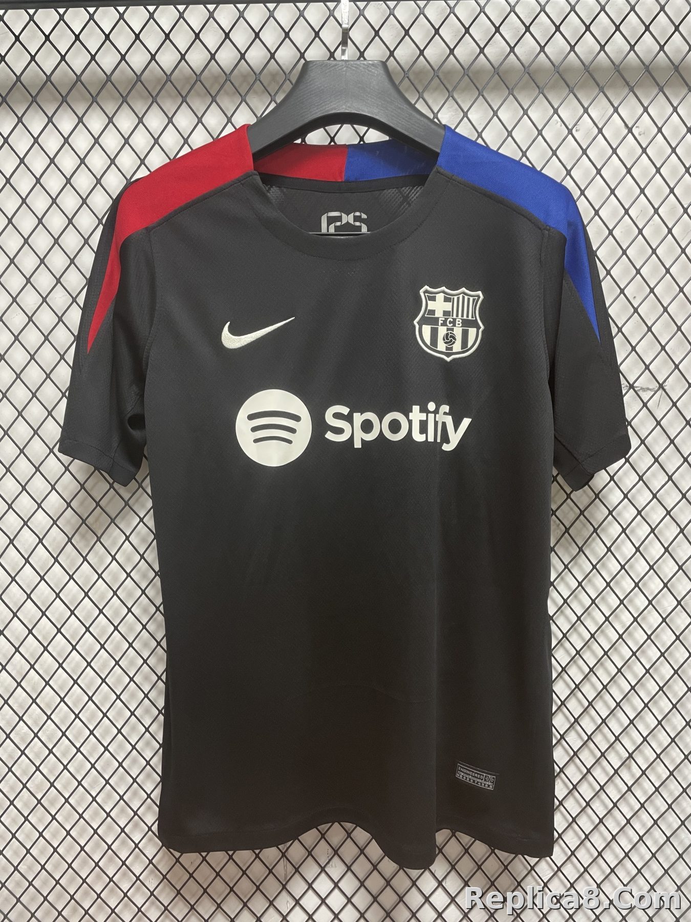 Barcelona Training Jersey Black S-4 XL - detail