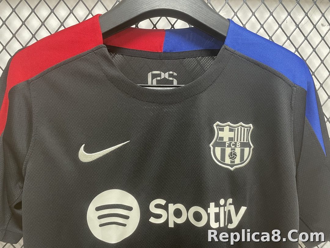 Barcelona Training Jersey Black S-4 XL - detail