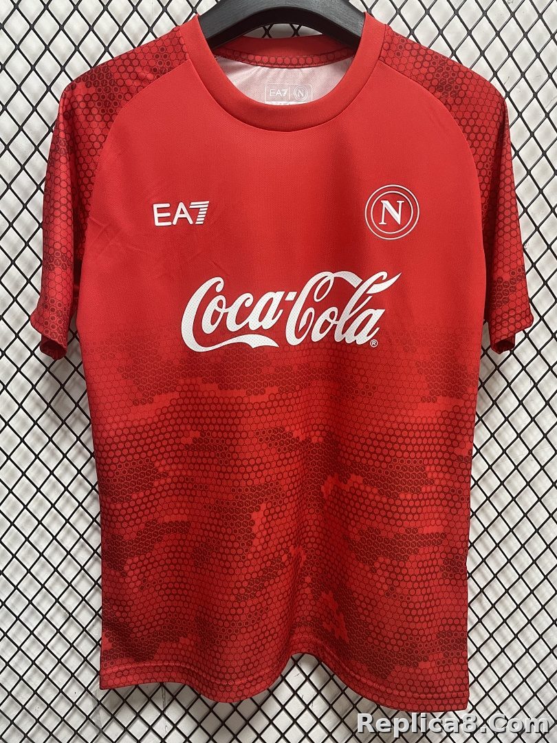 Napoli Training Jersey Red S-4 XL - detail