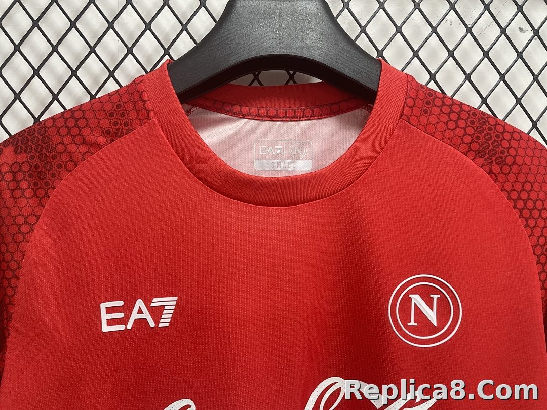 Napoli Training Jersey Red S-4 XL - detail