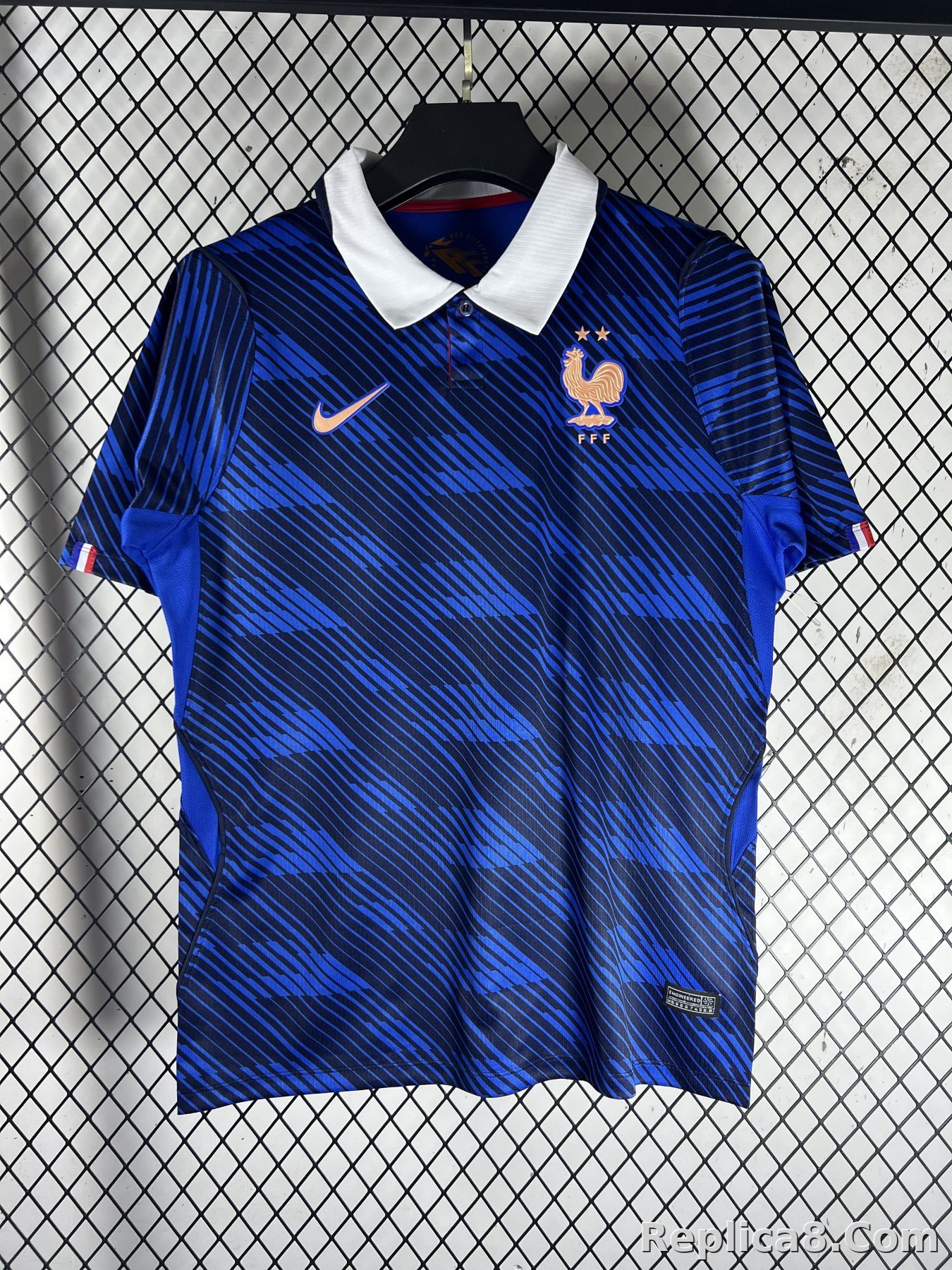 Royal Blue France Home Jersey - detail