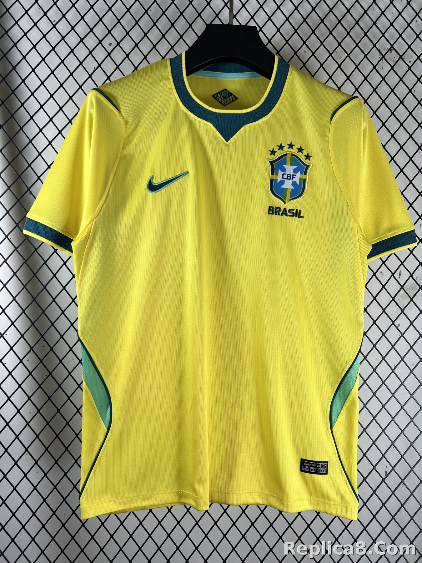 Yellow Brazil Home Jersey