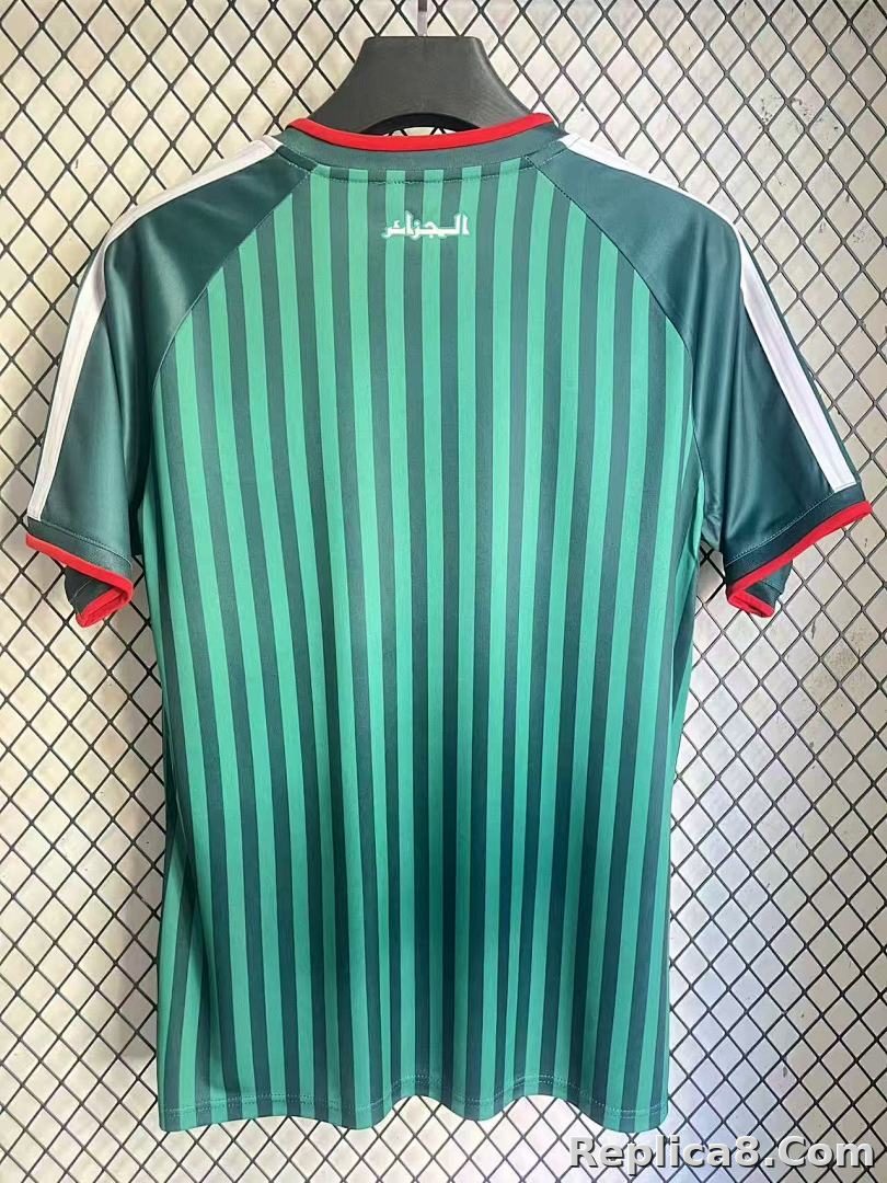 Green Algeria Away Jersey (Yellow Stars) - detail