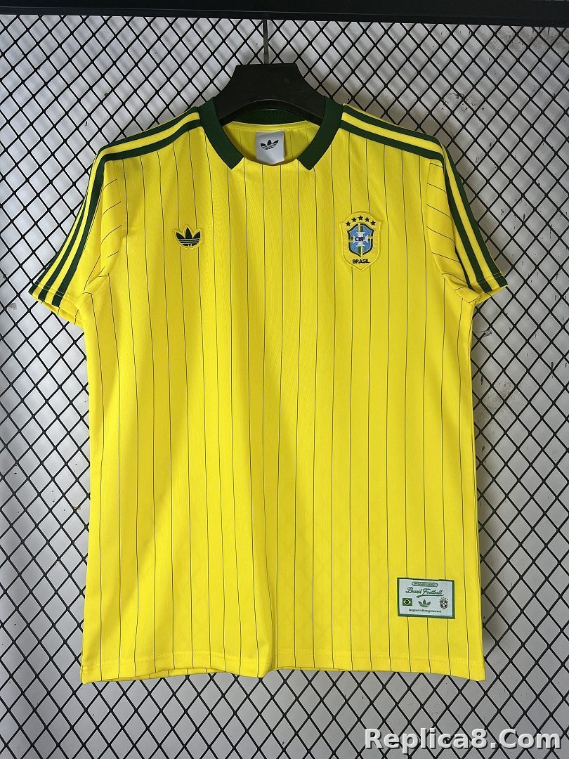 Yellow Brazil Retro - detail