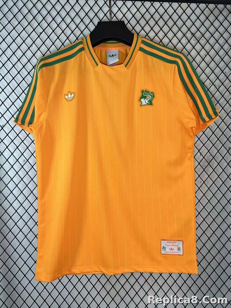 Orange色 Cote d'Ivoire Retro - detail