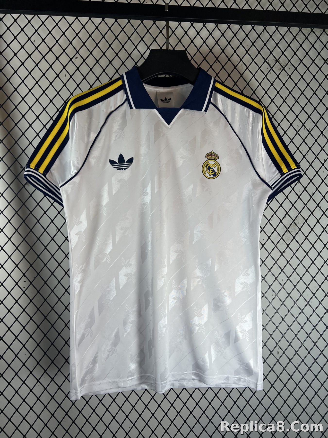 White Real Madrid Training Jersey