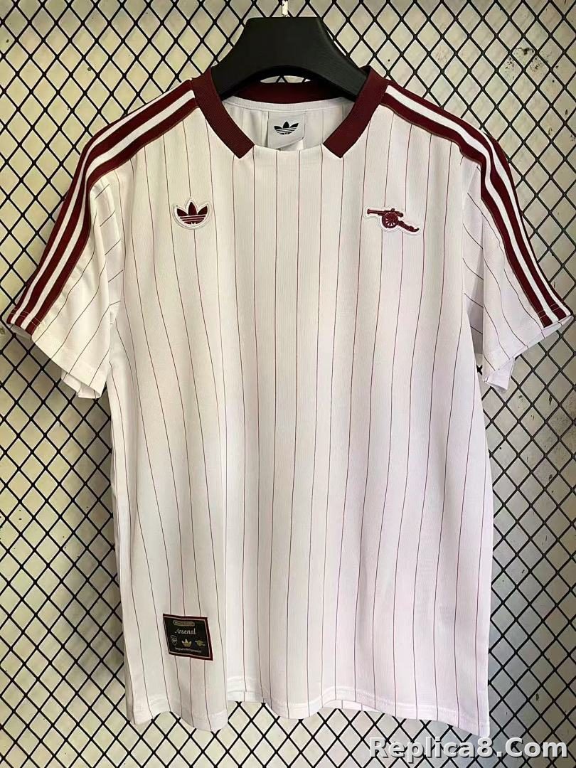 Arsenal Retro Edition White - detail