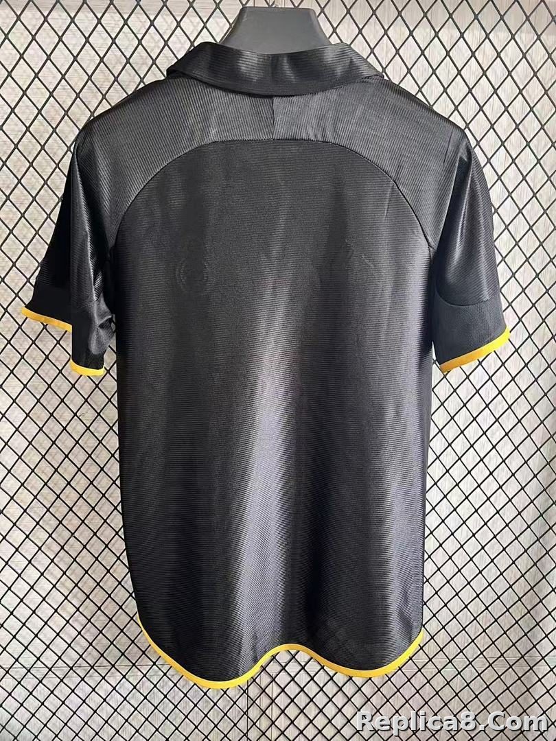 Real Madrid Retro Commemorative Edition Black色S到4 XL