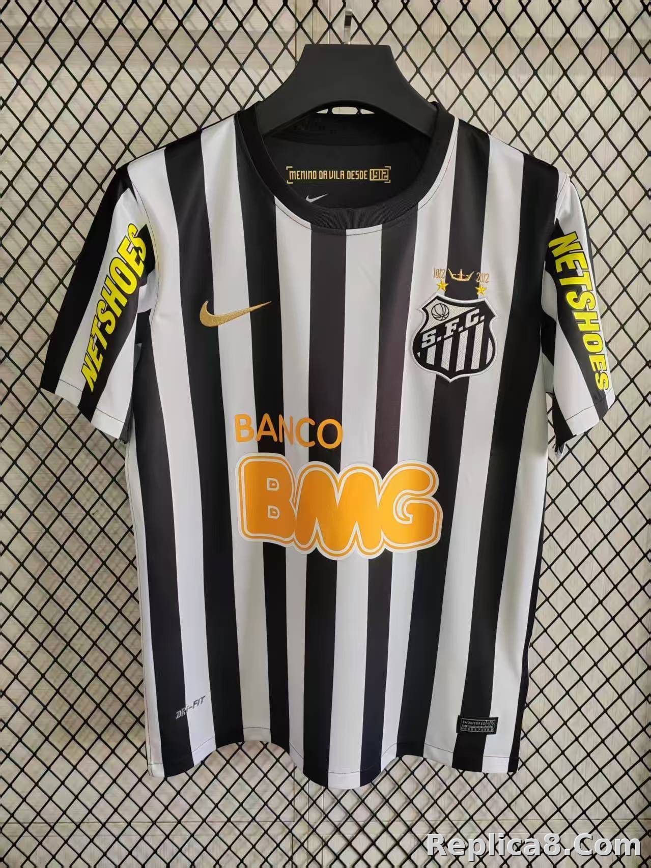 Retro Santos Away Jersey S-4 XL - detail